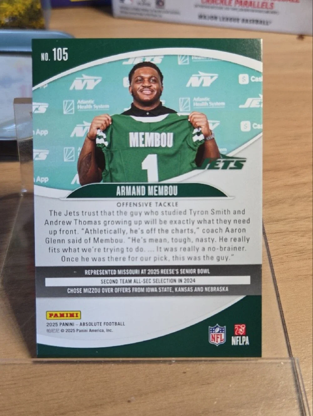 2025 Panini Absolute Black Armand Membou